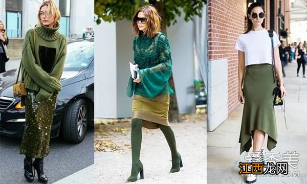 军绿色虽然不起眼,却是秋冬最好驾驭与搭配的颜色