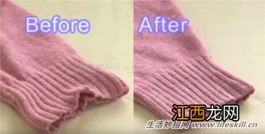毛衣袖口穿洗会变松,简单一招恢复原本的服贴!