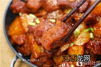 红烧牛腩土豆，冬季必吃款！