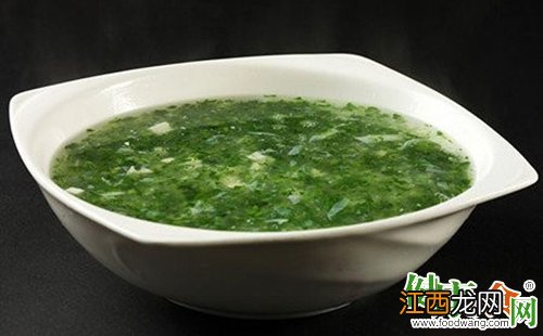 美味荠菜：荠菜豆腐羹