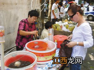 台州传统冷饮：石莲糊与青草糊