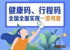 全国健康码行程码合一操作流程图解