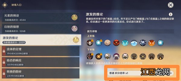 振晶的研究第三天高分通关攻略 原神激发的推论如何打