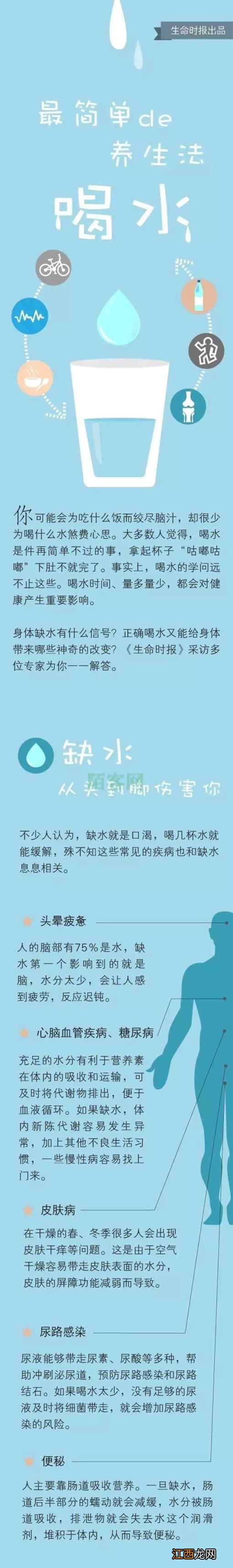 最简单的喝水养生法，10个时刻喝水能“治病”~