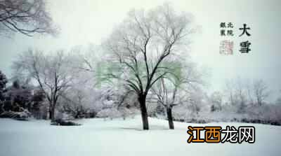 大雪养生,温暖过深冬,春天不生病!