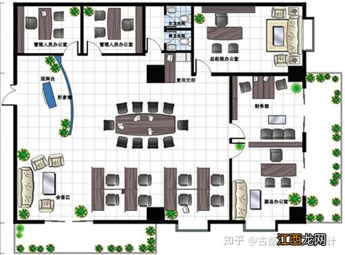 老板办公室最佳布局 办公室布局最佳，12平米办公室如何摆放
