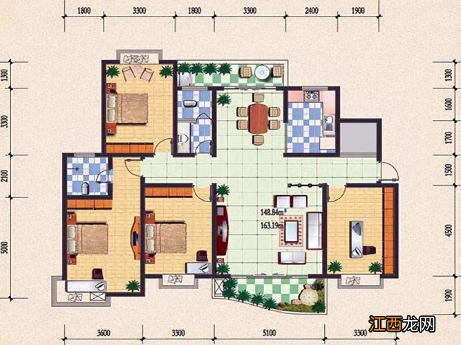 房子布局风水方位图解 越住越富风水户型图，十大最好户型