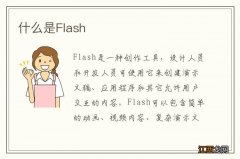 什么是Flash