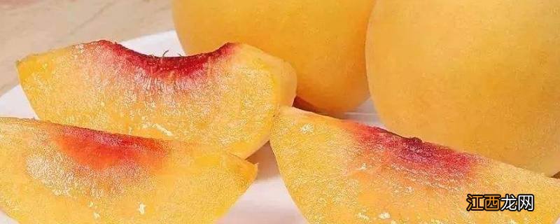 黄桃肉是红的能吃吗