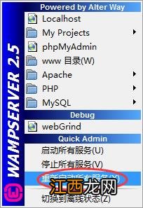 Win7系统wampserver在线但localhost打不开怎么办