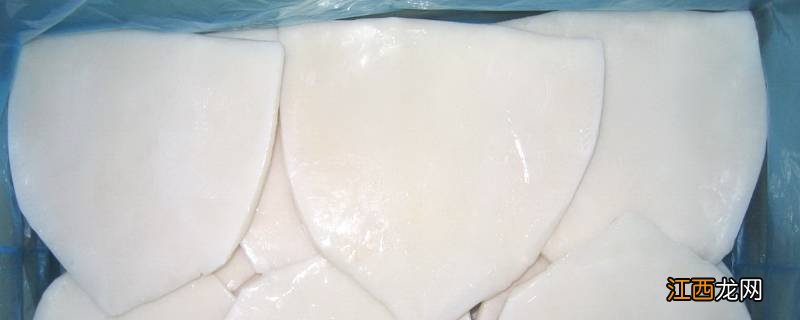 冷冻的大鱿鱼片怎么做好吃