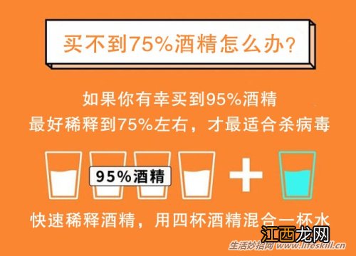 消毒用75%酒精买不到？教你用高纯度酒精来配制！