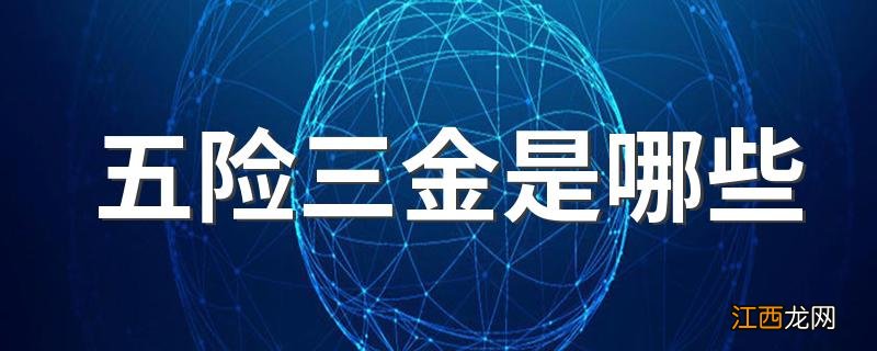 五险三金是哪些 哪些公司有这种的待遇