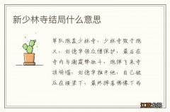 新少林寺结局什么意思