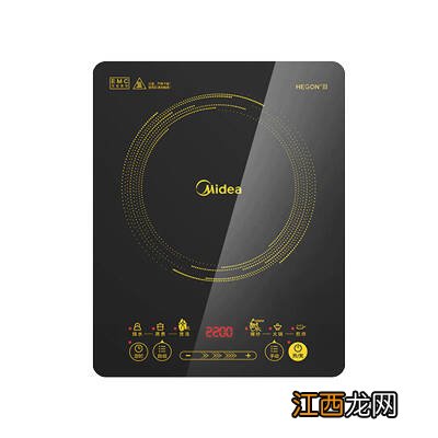 Midea 美的电磁炉 滑控调节 火锅炉 电磁灶 大功率 智能断电C22-WT2203【赠汤锅炒锅】