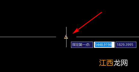 cad取中点命令