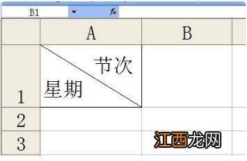 斜线表格里面怎么输入文字