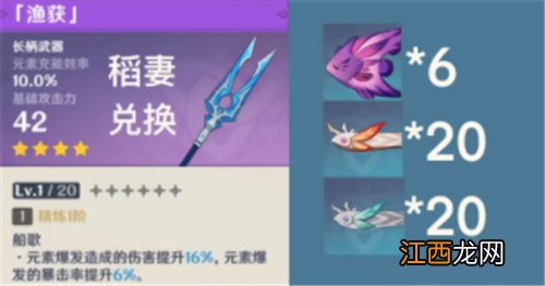 原神渔获精炼材料钓鱼点 原神渔获精炼需要的鱼在哪里钓