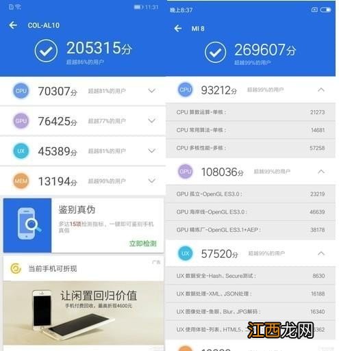 小米8和荣耀10哪个好？小米8和荣耀10对比分析