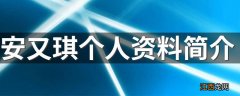 安又琪个人资料简介 关于安又琪的简介