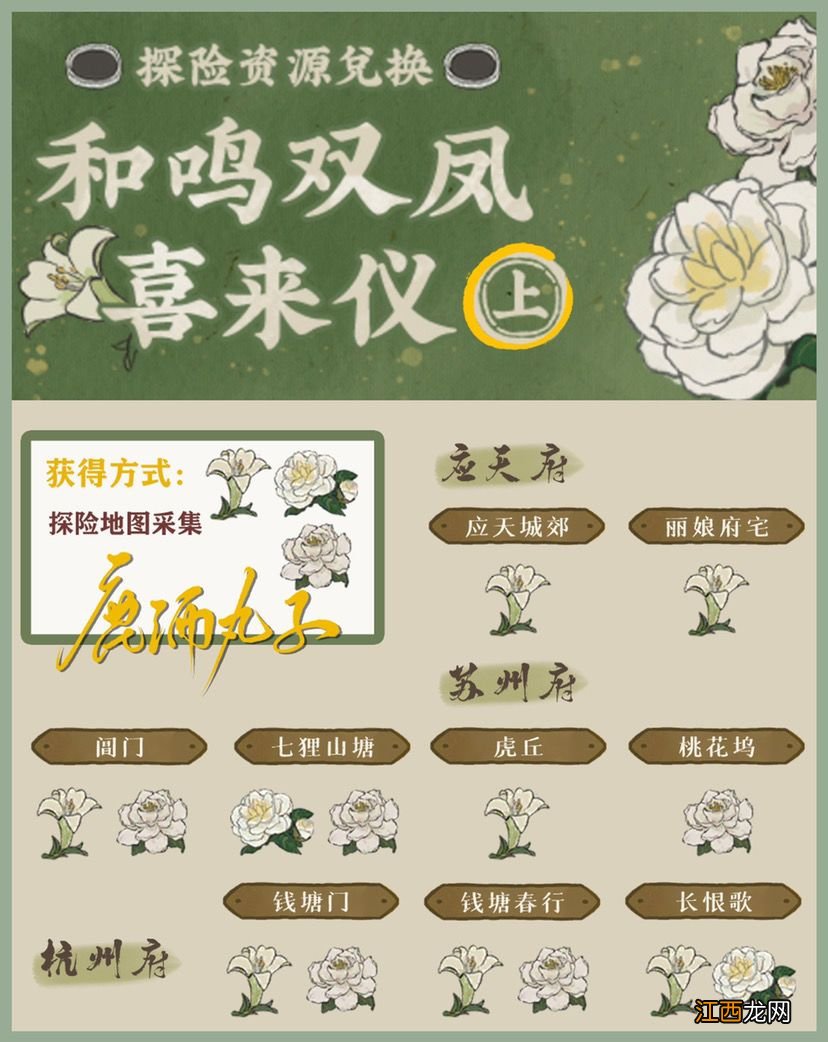 山茶花采集位置 江南百景图山茶花在哪里