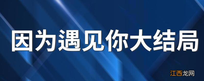 因为遇见你大结局 因为遇见你大结局是什么