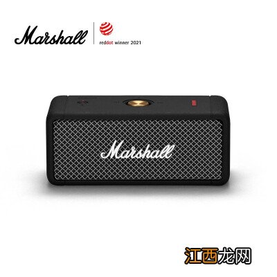 Marshall 马歇尔STOCKWELL II 2代便携式无线蓝牙音箱 家用户外防水音响 二代黑色