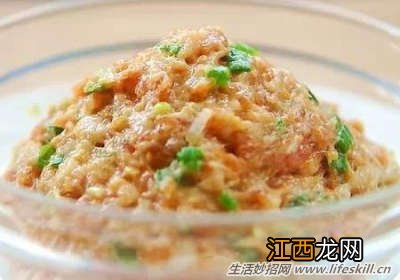 饺子调馅小技巧