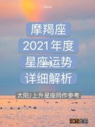 摩羯座女2021年运势 摩羯座下半年运势2021，2021年摩羯座每月运势