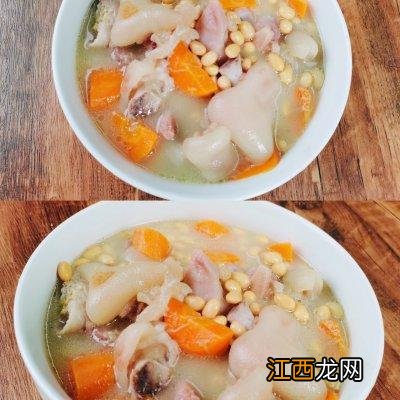 猪蹄炖黄豆要放什么调料？猪蹄里的黄豆能用干的吗，好文，发给你收藏！