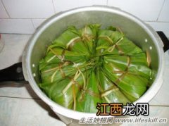 怎样用高压锅煮粽子？