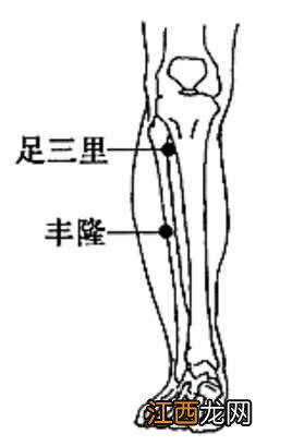 丰隆穴的准确位置图 丰隆穴在哪