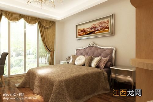 主卧设计装修效果图 婚房装修效果图,现代婚房装修风格