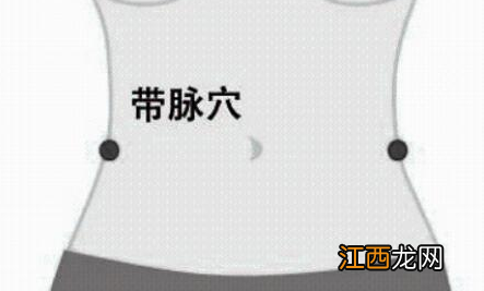 带脉的准确位置图和作用按摩方法