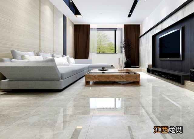客厅地砖颜色大全图片欣赏 客厅贴什么颜色的瓷砖好看,客厅地板瓷砖图片