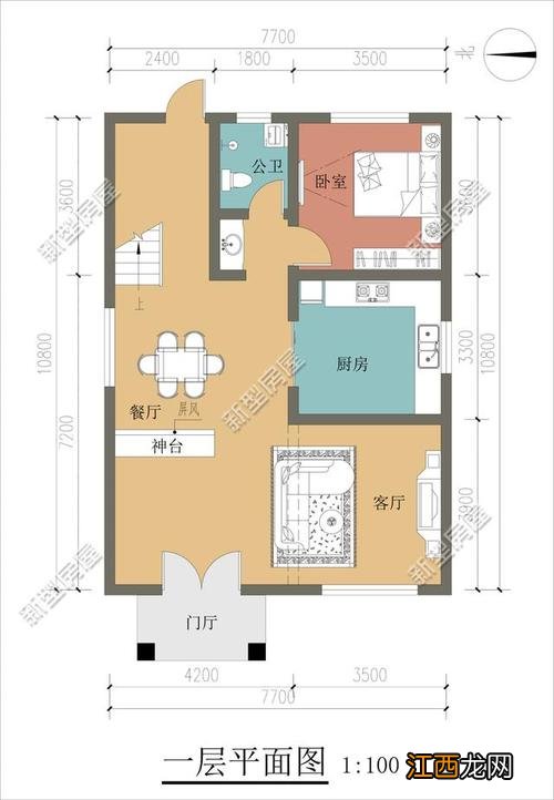 坐北朝南房屋布局设计图 农村坐南朝北房屋设计图，农村坐南朝北房子应该怎么布局