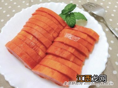 木瓜这样切更美观