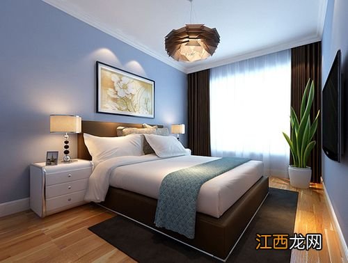 卧室墙颜色搭配效果图 最适合卧室的墙面颜色，卧室墙布怎么选颜色