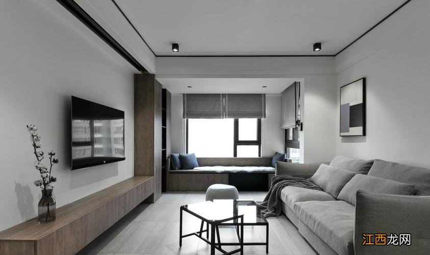2021最火简约装修全屋 现代简约风格装修效果图客厅2021款，三室两厅两卫装修实景