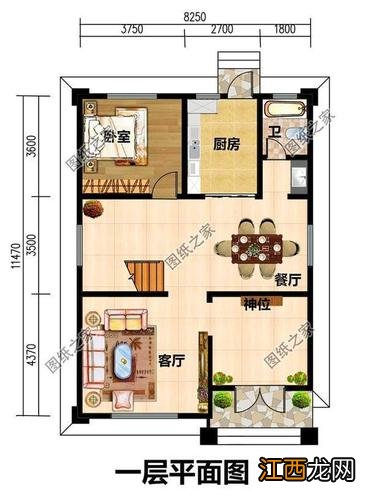 农村自建房设计图平房 90平方房屋装修效果图，房子装修设计图片大全 效果图