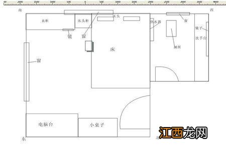 床尾可以对着柜子吗 卧室床位的正确摆放和朝向，卧室门和床的正确位置