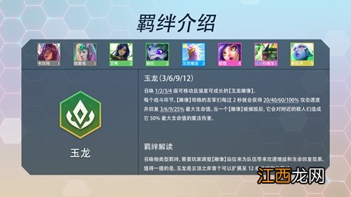 云顶之弈s7所有羁绊效果汇总 云顶之弈s7所有羁绊效果汇总