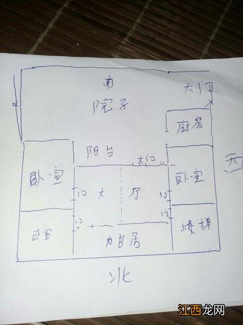 入户门朝北的户型图 入户门朝东还是朝西好，房子挑主人