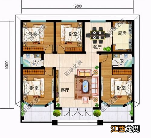 农村房子内部装修图片 农村卧室装修图片，农村自建平房室内装修效果图