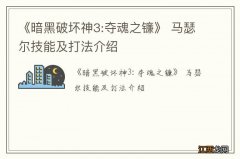 《暗黑破坏神3:夺魂之镰》 马瑟尔技能及打法介绍