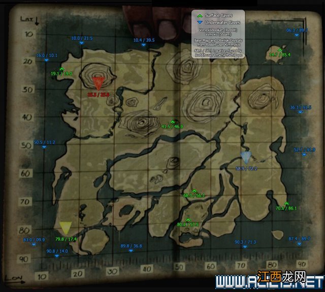 《方舟:生存进化》矿洞地图分布位置 矿洞在哪里