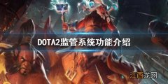 DOTA2监管系统是什么 DOTA2监管系统功能介绍