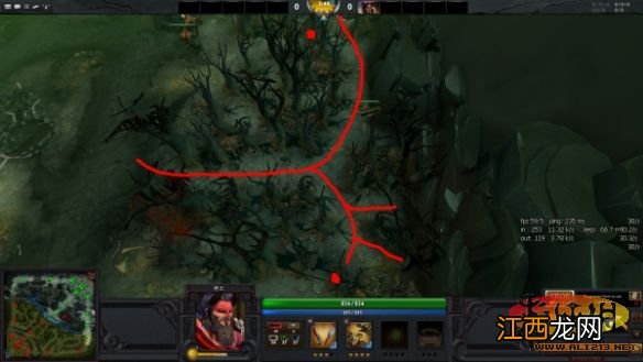 《DOTA2》实用技巧 教你如何在树林中进行反杀