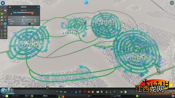 《城市：天际线》环形城市建造图及完美圆形道路画法攻略