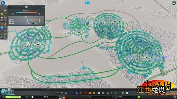 《城市：天际线》环形城市建造图及完美圆形道路画法攻略